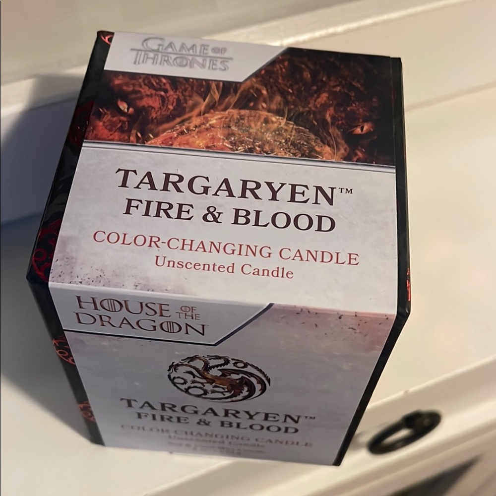 House of the Dragon Targaryen Candle NEW Game of Thrones (Color Changing)!